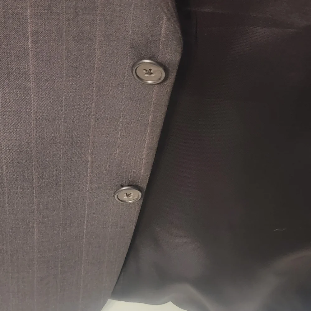 Christian Dior Monsieur Vintage Mens Stripe 2‎ Button Dress Blazer/Jacket 48R